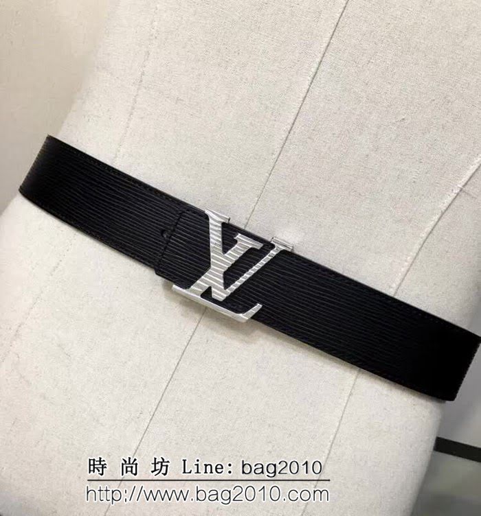 路易威登LV 香港專櫃新款 水波紋扣頭皮帶 專櫃同步 LHG1092